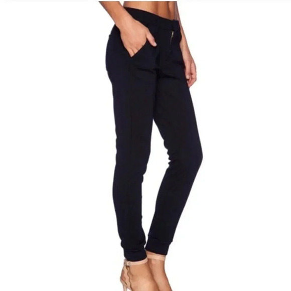 Mother The Trainer Pant Star Attraction Pants French Kissing Pleated Black 28 - Picture 2 of 14